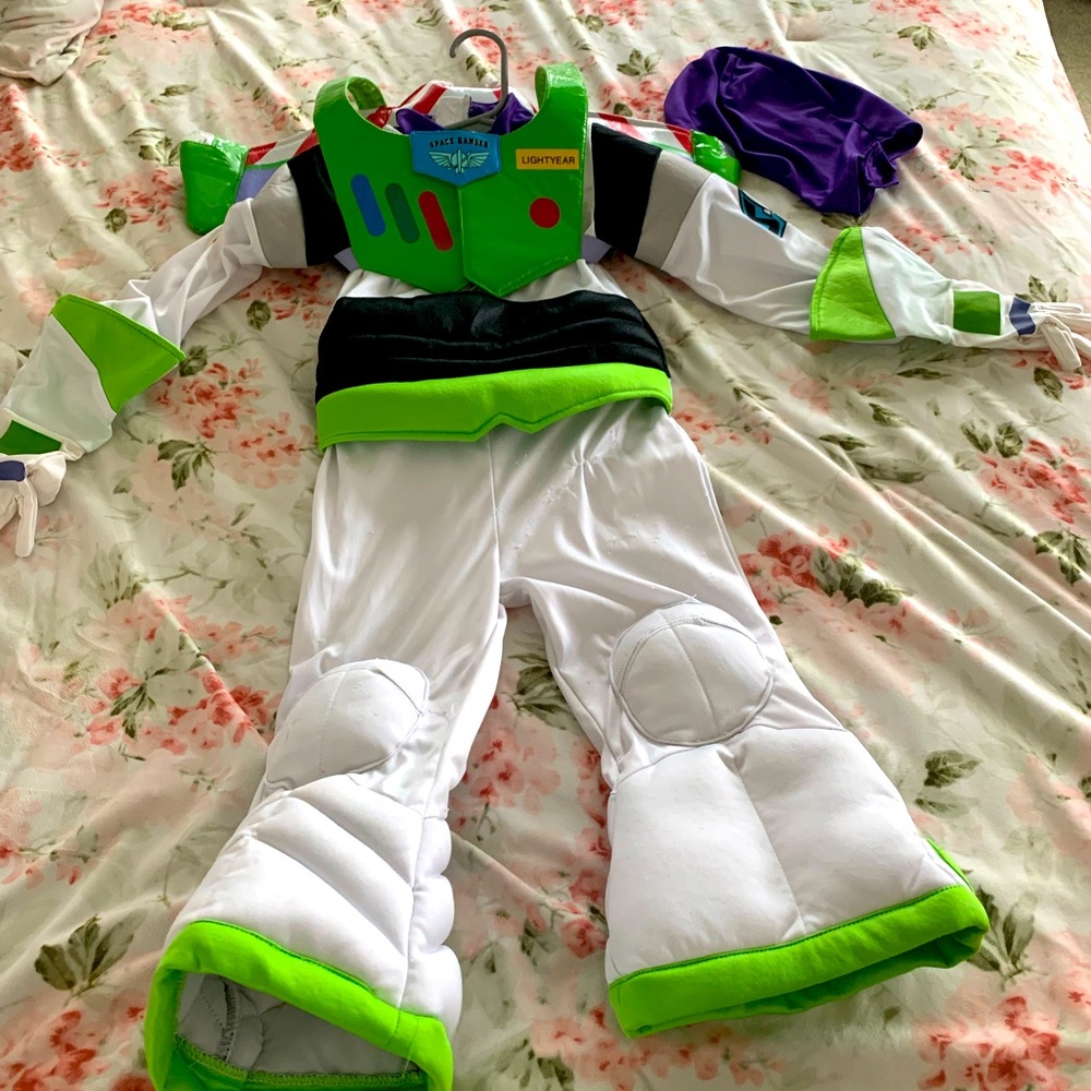 Buzz lightyear costume with light up wing pack.